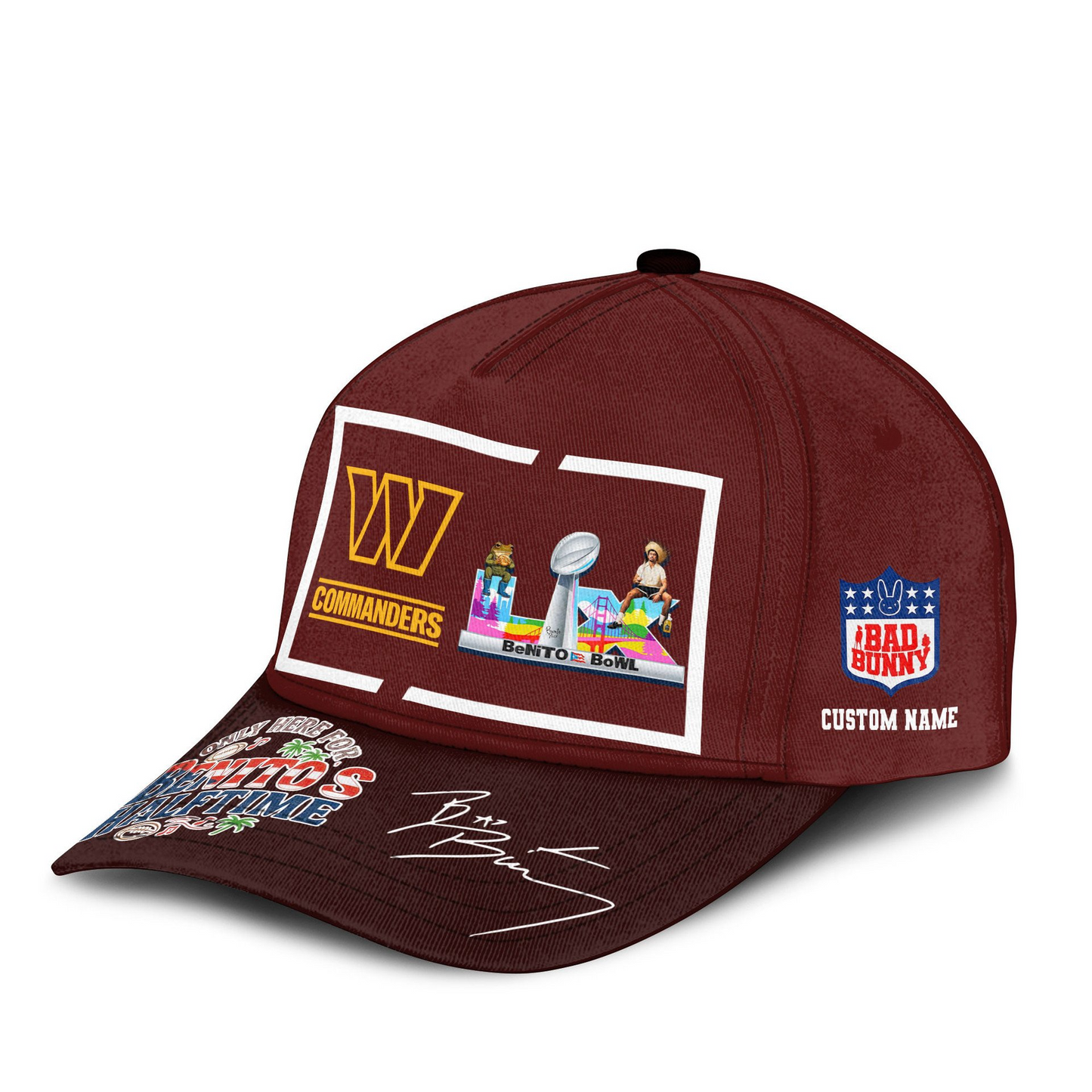 WC Premium NFL Only Here For Benitos Halftime Cap DDT HLPHUONG