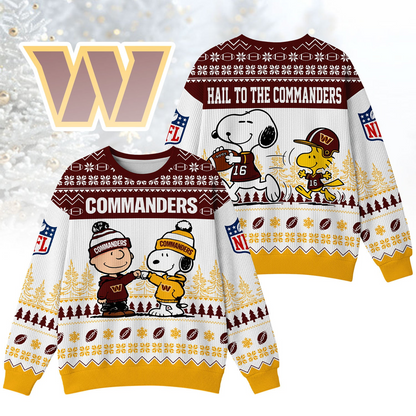 WC Premium NFL Snoopy Winter SweatShirt DDT CTND