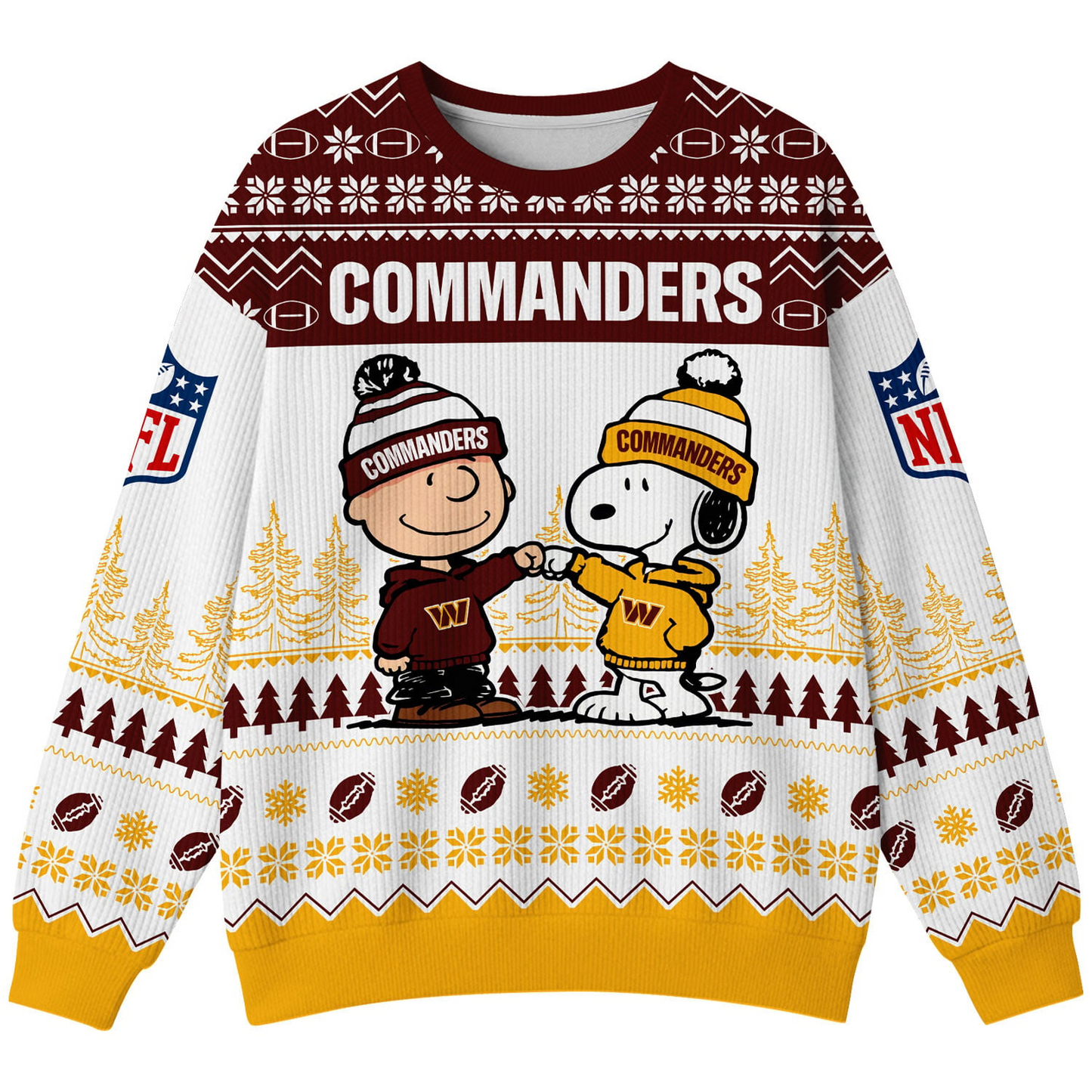 WC Premium NFL Snoopy Winter SweatShirt DDT CTND