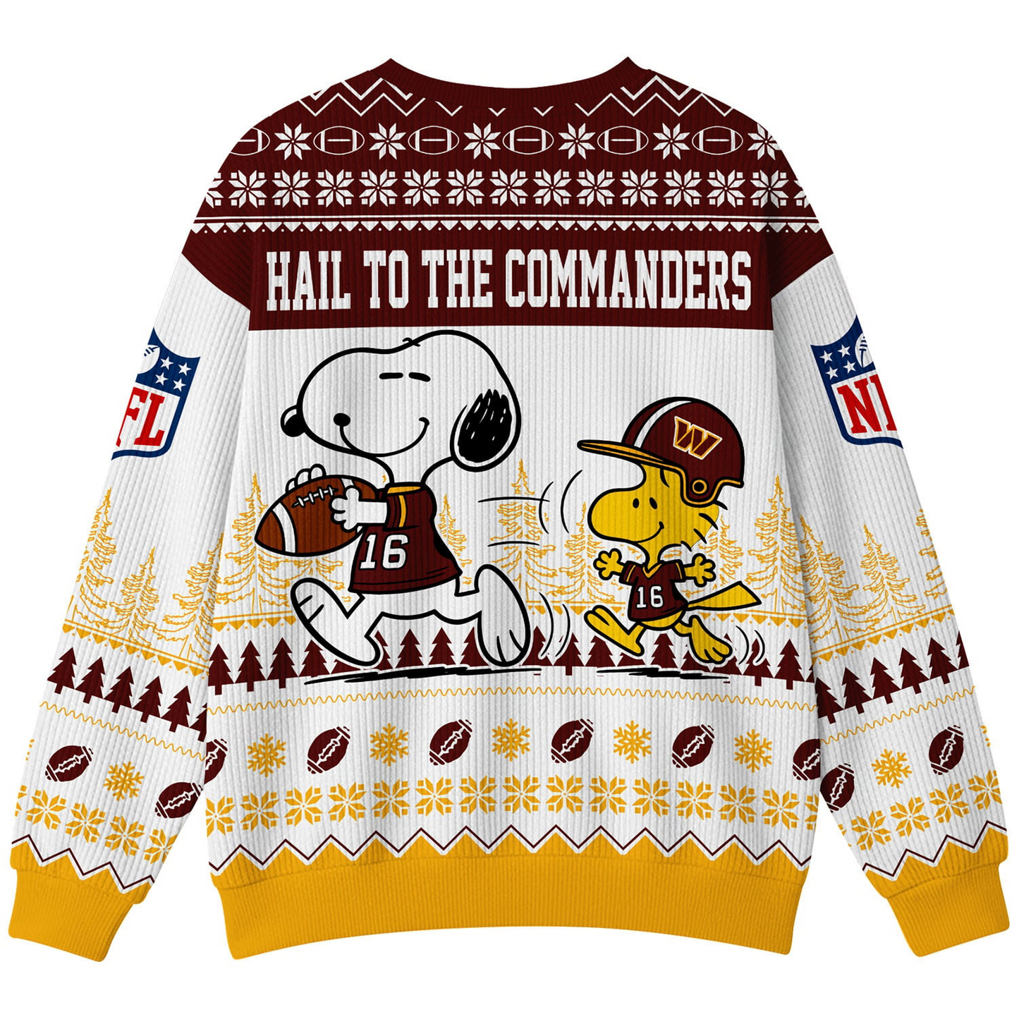 WC Premium NFL Snoopy Winter SweatShirt DDT CTND