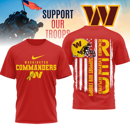 WC Premium NFL Support Our Troops T-shirt DDT 101125 HLPHUONG