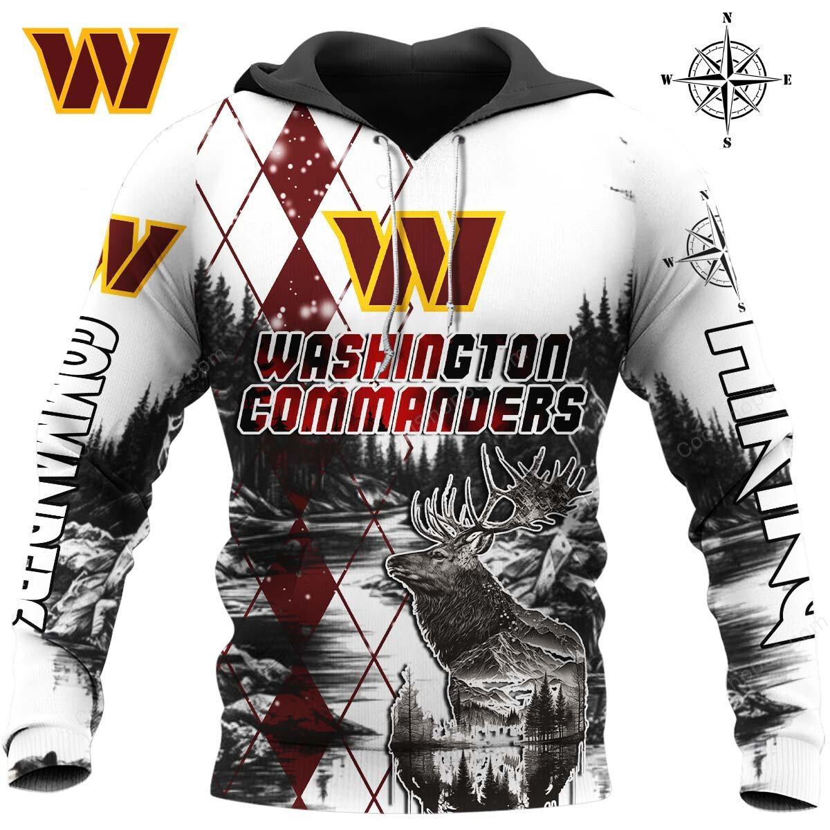 WC x NFL Hiking 3D Hoodie DDT CTND