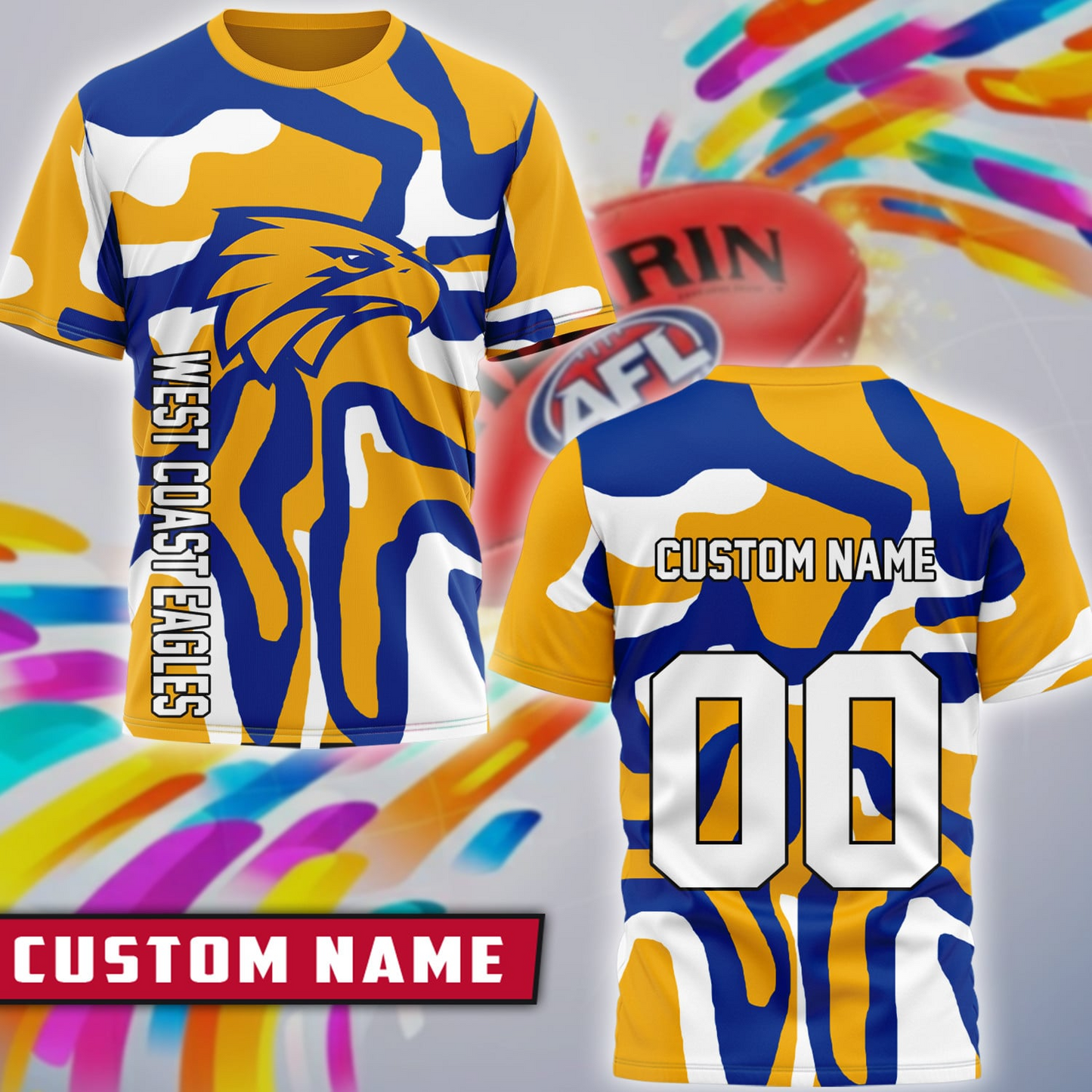 WCE x AFL Premium 3D Shirt Personalized Special Gift For Fan DDT CTND