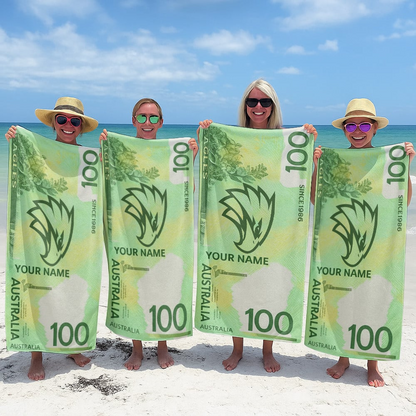 WCE x AFL $100 Personalized Beach Towel Gifts For Fan DDT CTND