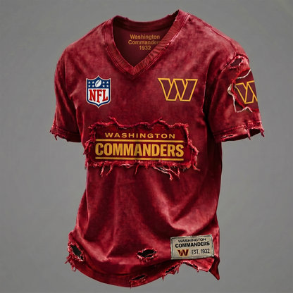 WC NFL Premium V-Neck T-shirt Gift For Fans 0306 NAK DATND NHT
