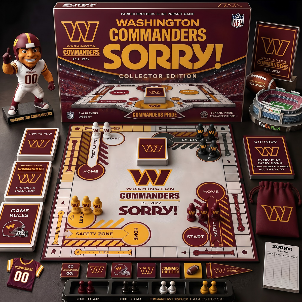 WC_Premium NFL Football Fan Sorry! Collector Board Game