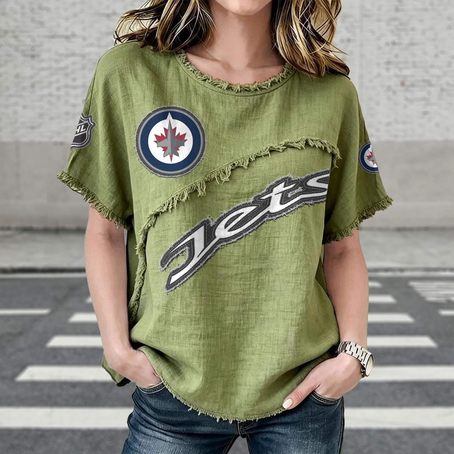 WGP x NHL Womenƒ??s Vintage O-Neck 2905 DatND DVT