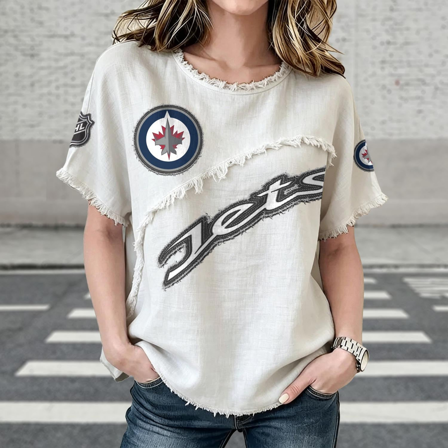 WGP x NHL Womenƒ??s Vintage O-Neck 2905 DatND DVT