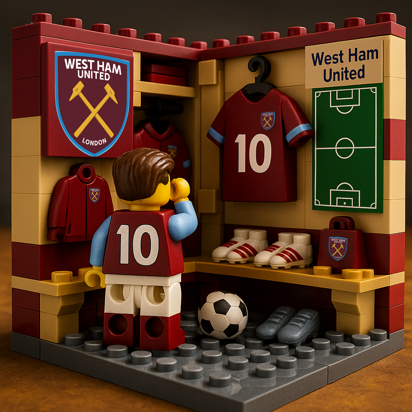 WHU x EPL Football Sports Room Block Set 211 DatND DVT