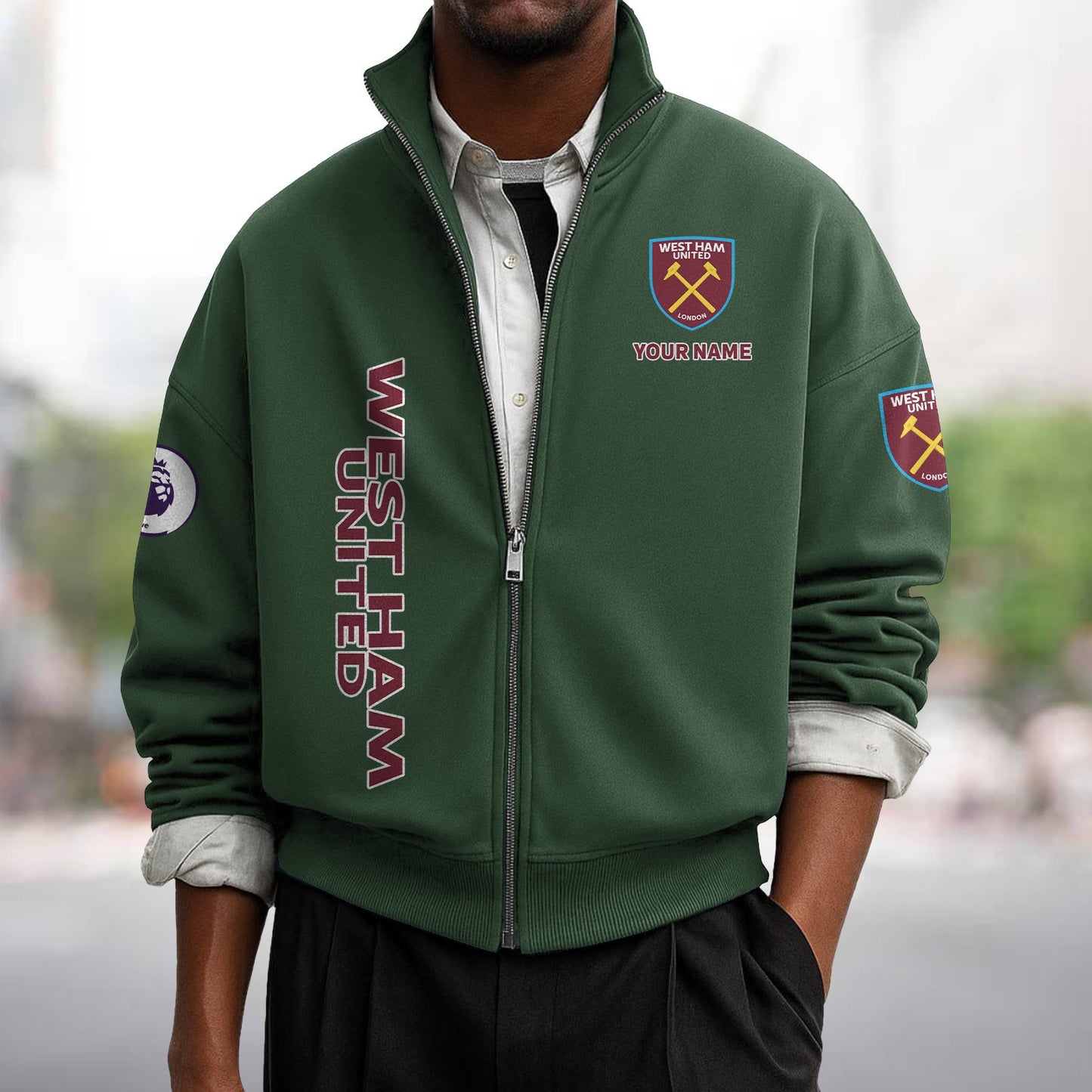 WHU x EPL Men's Zipper Sweatshirt DatND DVT