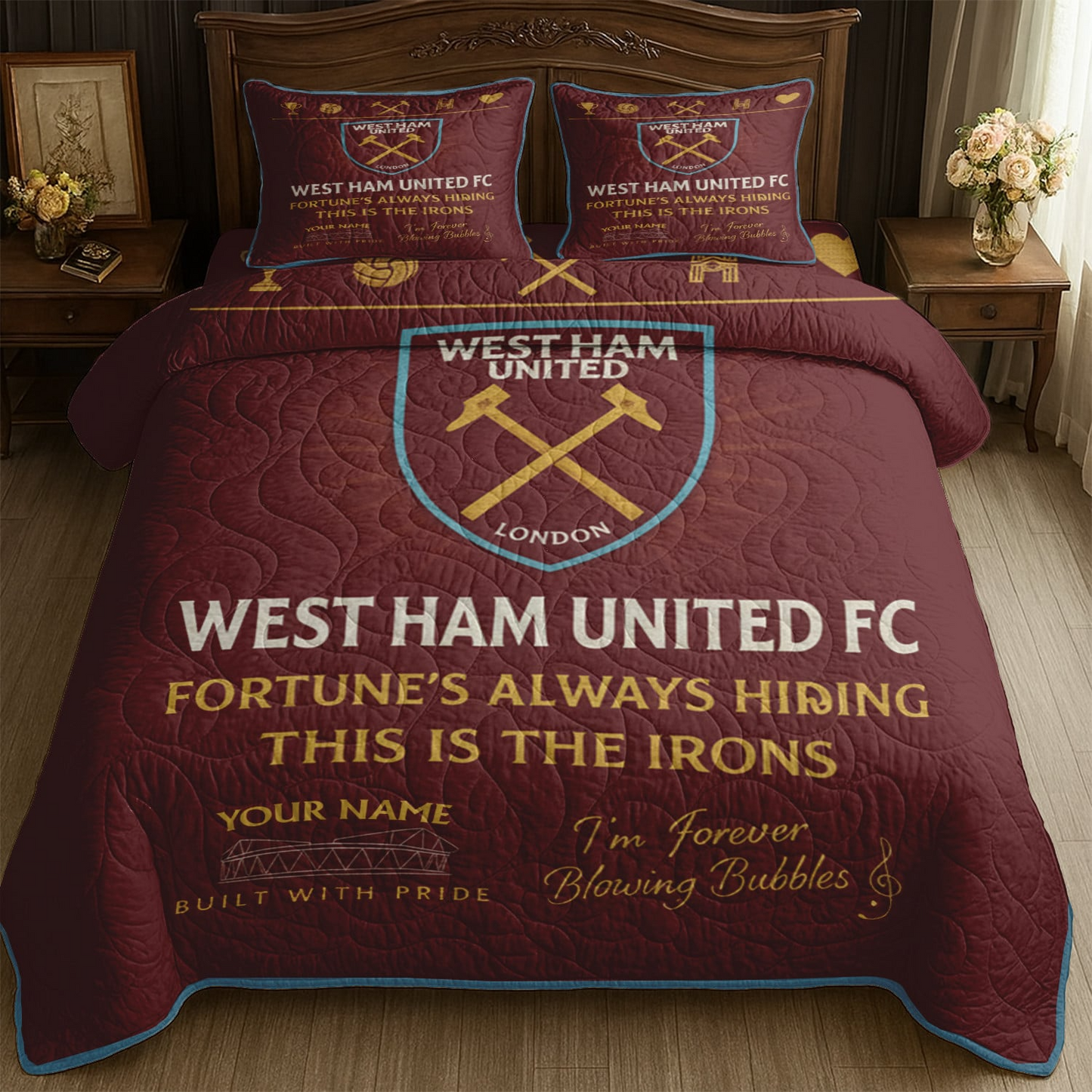 WHU x EPL Premium Bedding Set DDT CTND