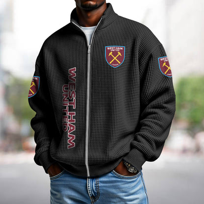 WHU x EPL Waffle Zip Up Sweatshirt DatND DVT
