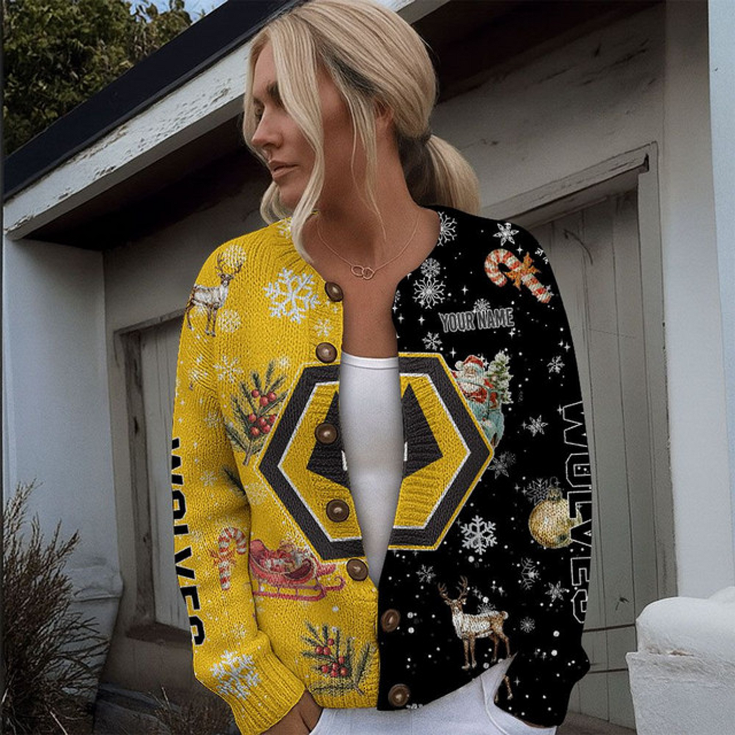 WOL x EPL Christmas Cardigan For Women DatND THUONGNH