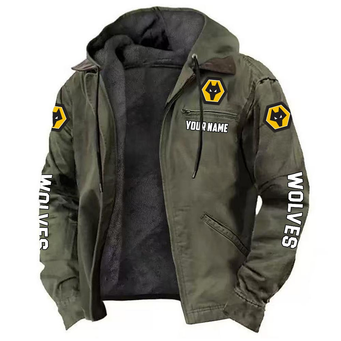 WOL x EPL Zip Hoodie DATND TANTD