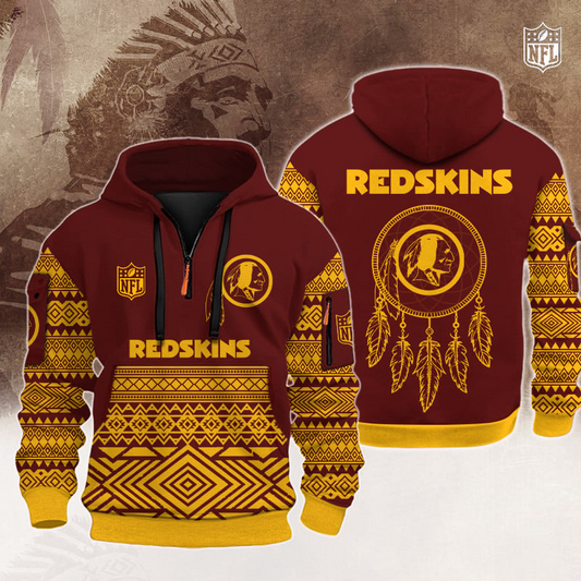 WR Premium NFL Native American Hoodie DDT HLPHUONG