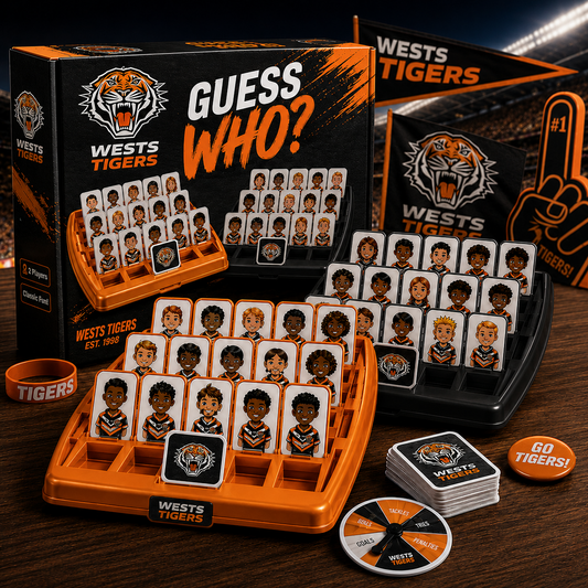WST X NRL ELITE FAN GUESS WHO BOARD GAME COLLECTOR EDITION