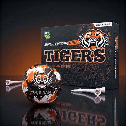 PREMIUM NRL X WT EXCLUSIVE PERSONALIZED GOLF BALL SET LIMITED EDTION