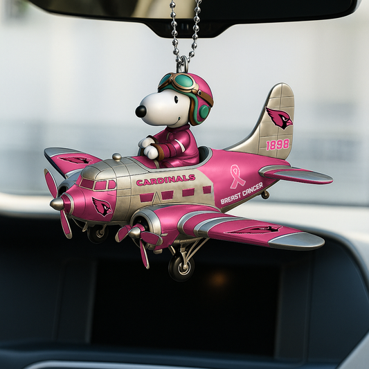 AC Premium NFL x SNP Breast Cancer Car Hanging Ornament DDT NTL