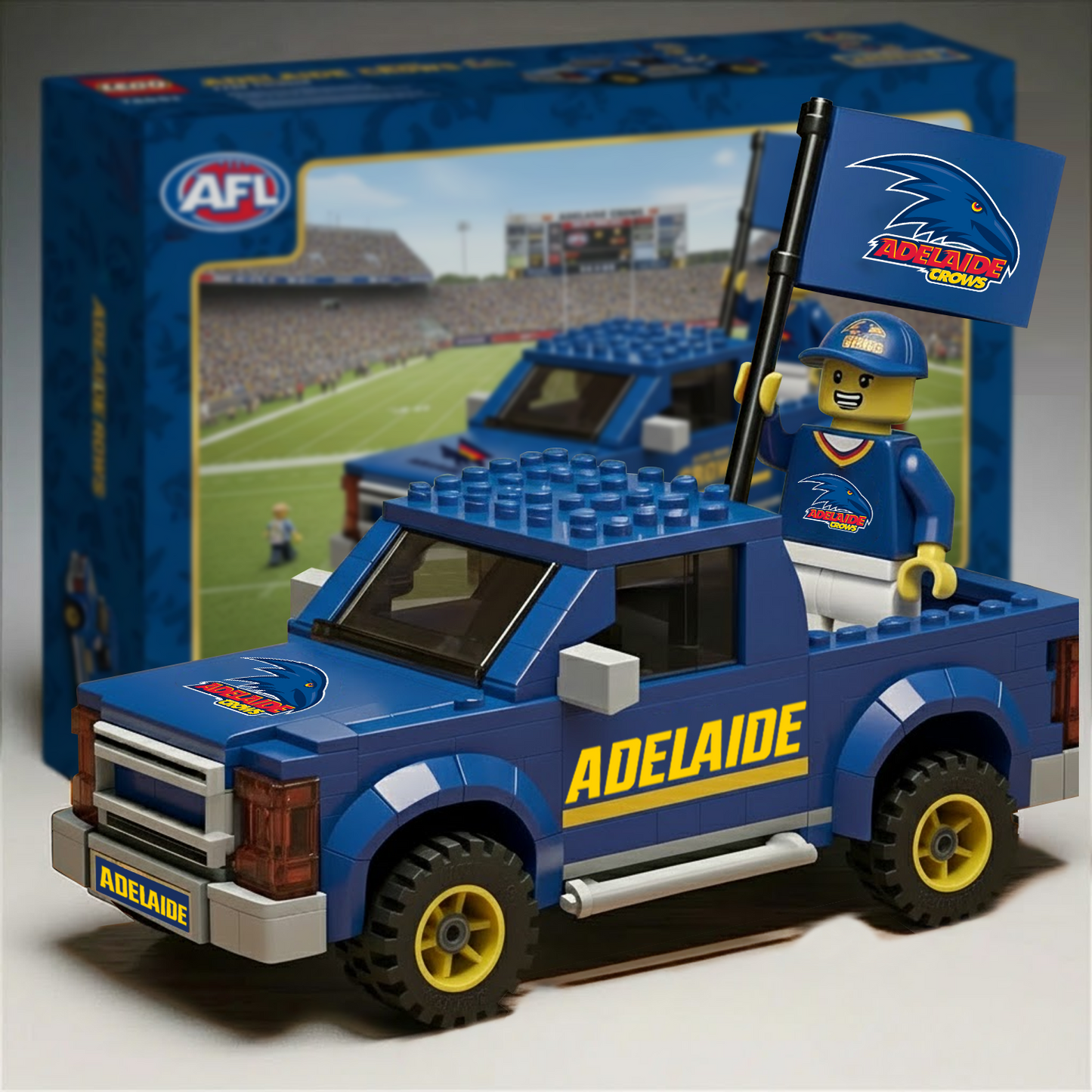 ADE x AFL Building Blocks Truck Toy Set DatND DVT