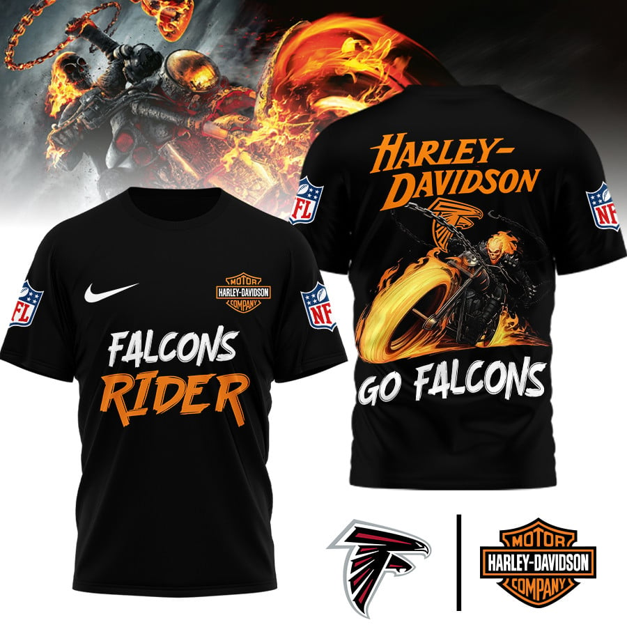 AF Premium NFL Ghost Rider Motorcycle 3D Shirt DDT CTND
