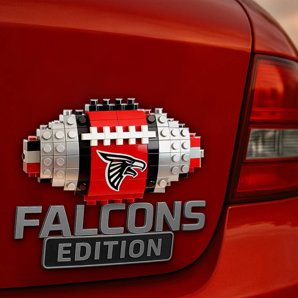 AF x NFL Building Block Set 3D Car Name Badge DDT CTND