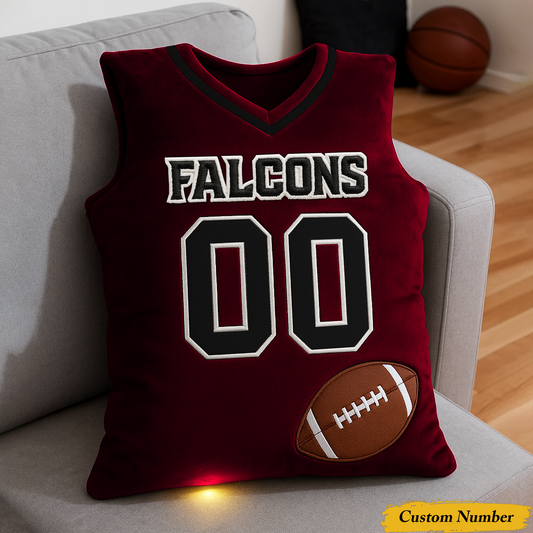 AF x NFL Personalized Graphic 3DPrint Football Jersey Pillow DDT CTND
