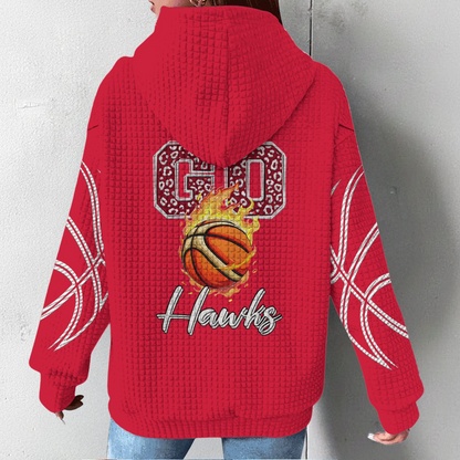 AH Premium NBA Fan Waffle Hoodie DDT CTND