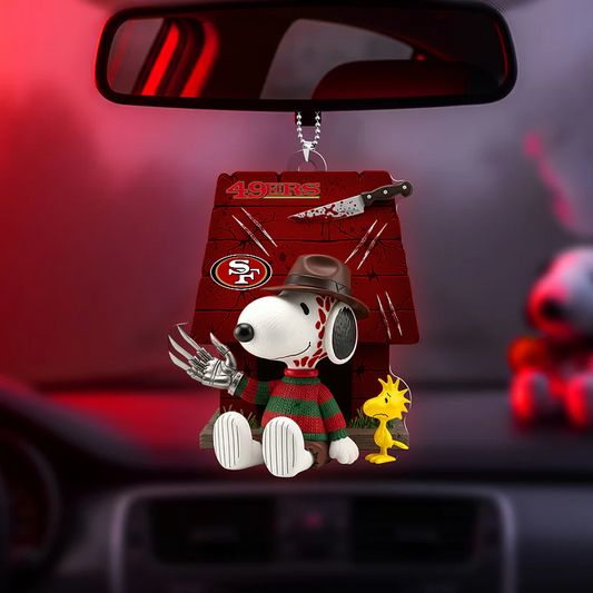 ALL I WANT FOR CHRISTMAS X NFL SF X ORNAMENT HERE NDT TDT