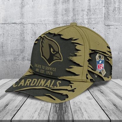 ARI x NFL 2025 Salute to Service Classic Cap DATND TANTD