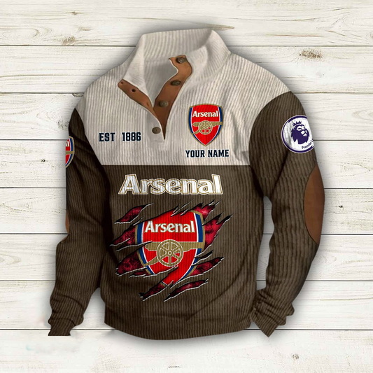 ARS x EPL Double Breasted Stand Collar Hoodies DATND TANTD