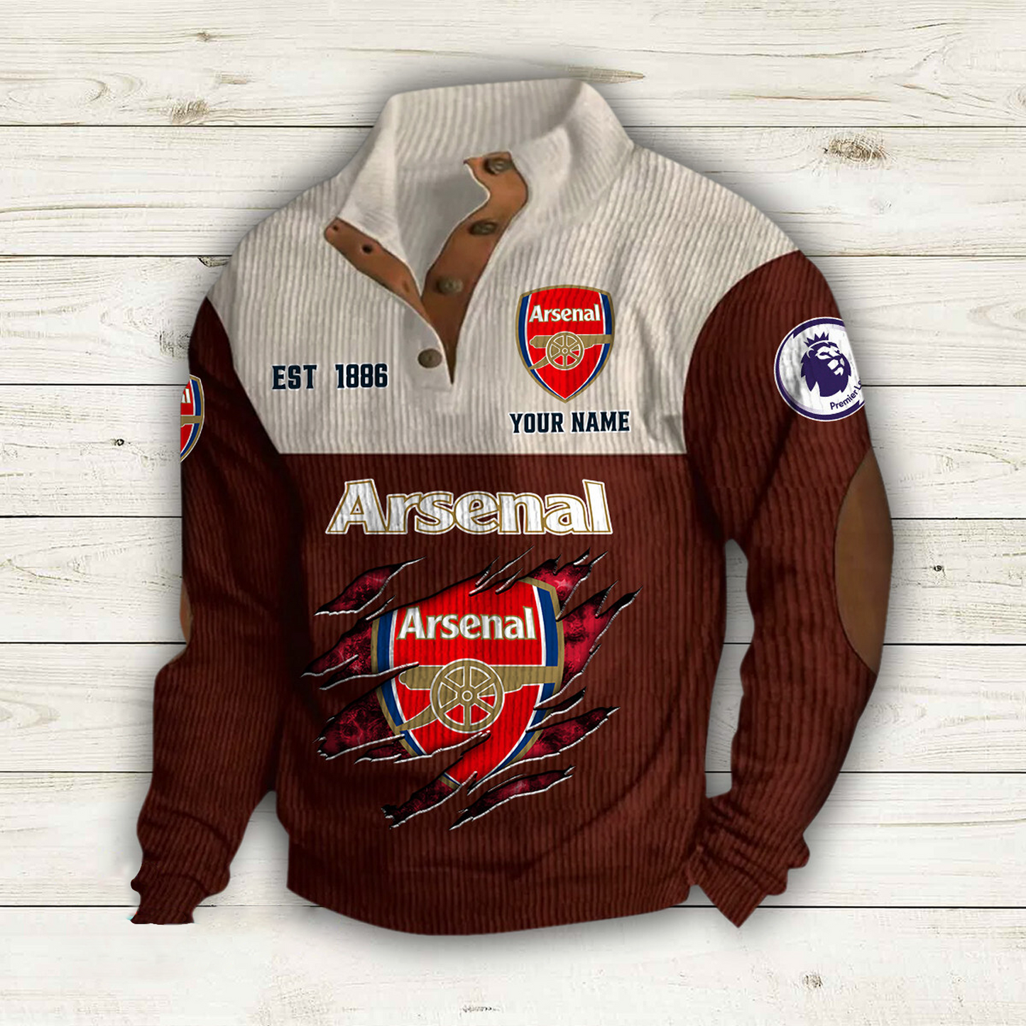 ARS x EPL Double Breasted Stand Collar Hoodies DATND TANTD