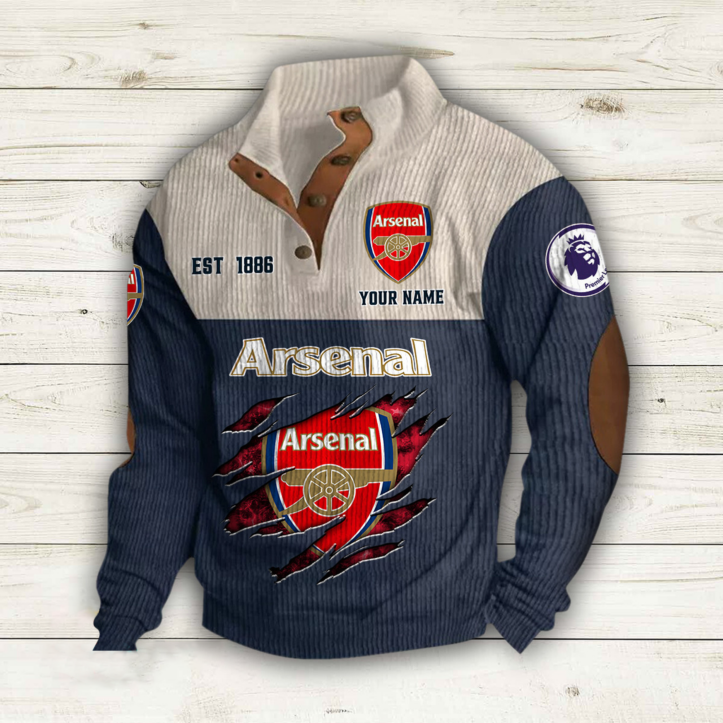 ARS x EPL Double Breasted Stand Collar Hoodies DATND TANTD