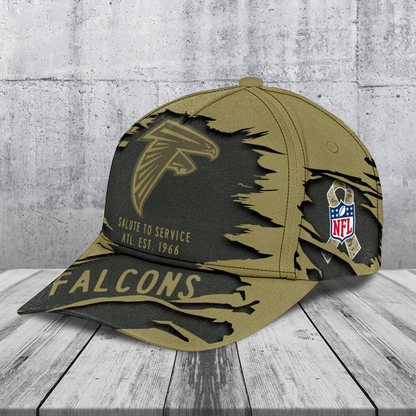 ATL x NFL 2025 Salute to Service Classic Cap DATND TANTD