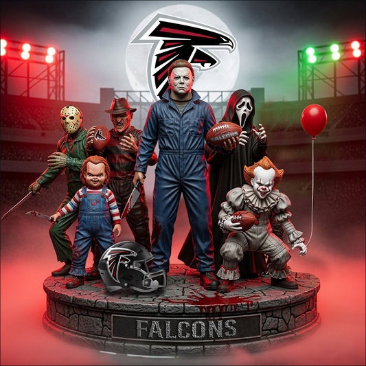 ATL x NFL Personalized Acrylic Block Plaque Halloween