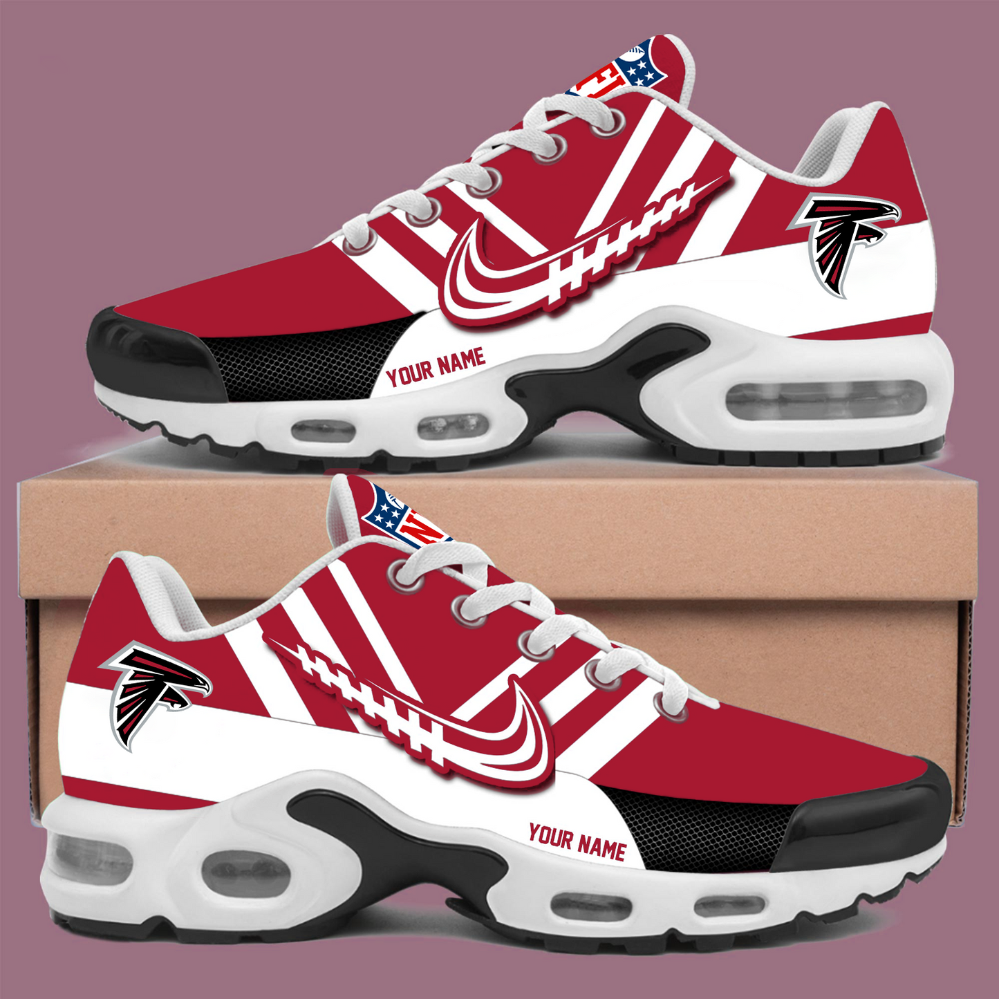ATL x NFL Personalized Air Max Plus Sneakers DATND TANTD