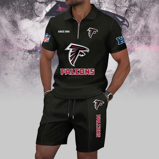 ATL x NFL Zip Polo Set DATND TANTD