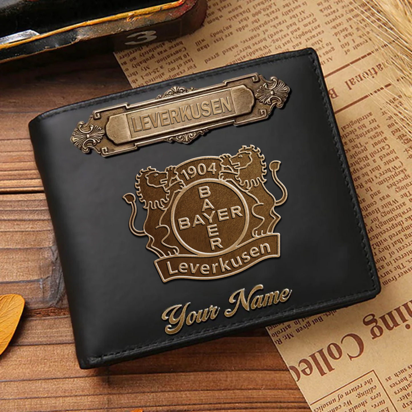 B04 Premium Leather Wallet - Personalized Edition DatND DVT