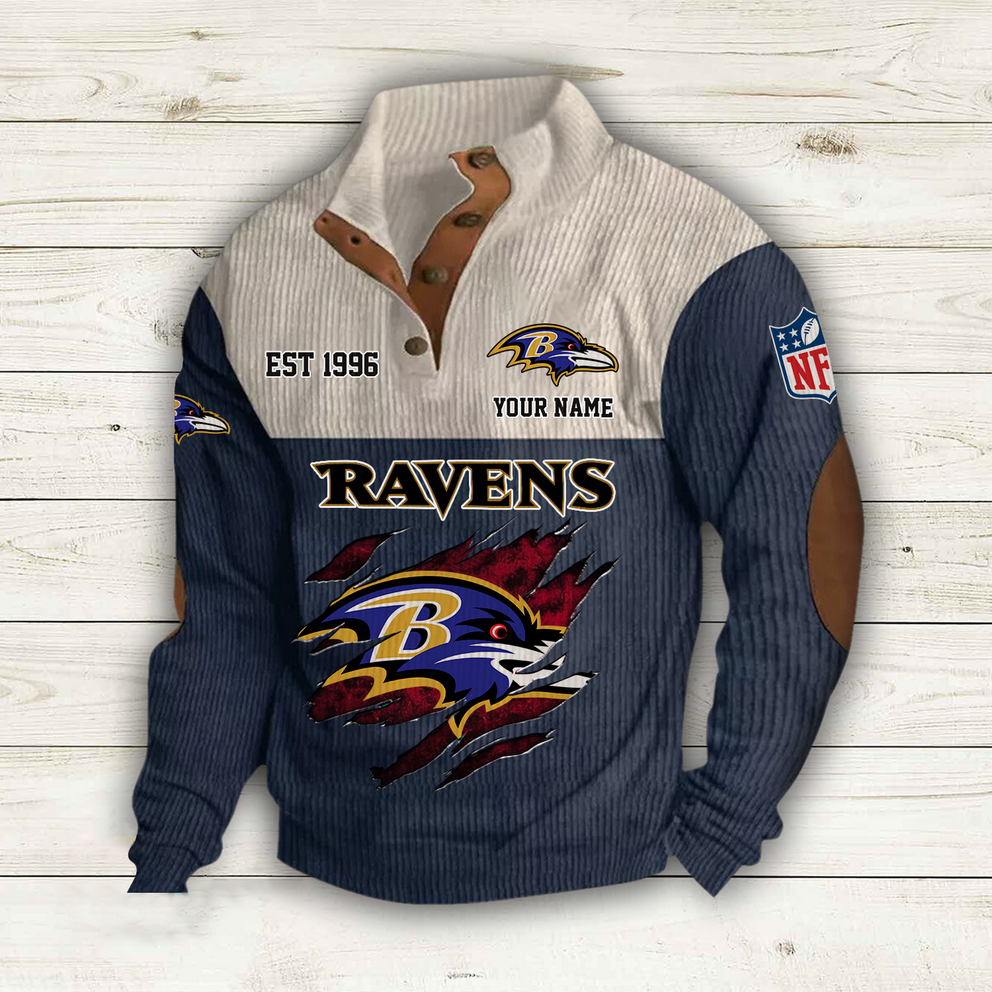 BAL x NFL Custom Name Sport Sweatshirt DatND DVT