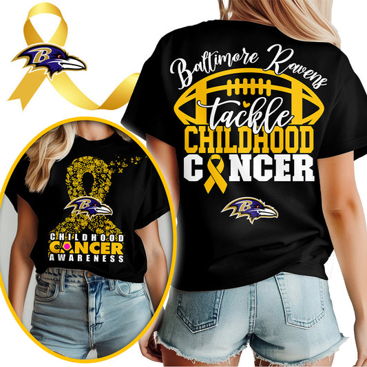 BAL X NFL Premium Childhood Cancer Awareness Month 3D Shirt DatND ThuongNH