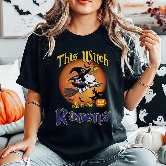 BAL x NFL This Witch Snoopy Love This 2D Shirt DatND DVT