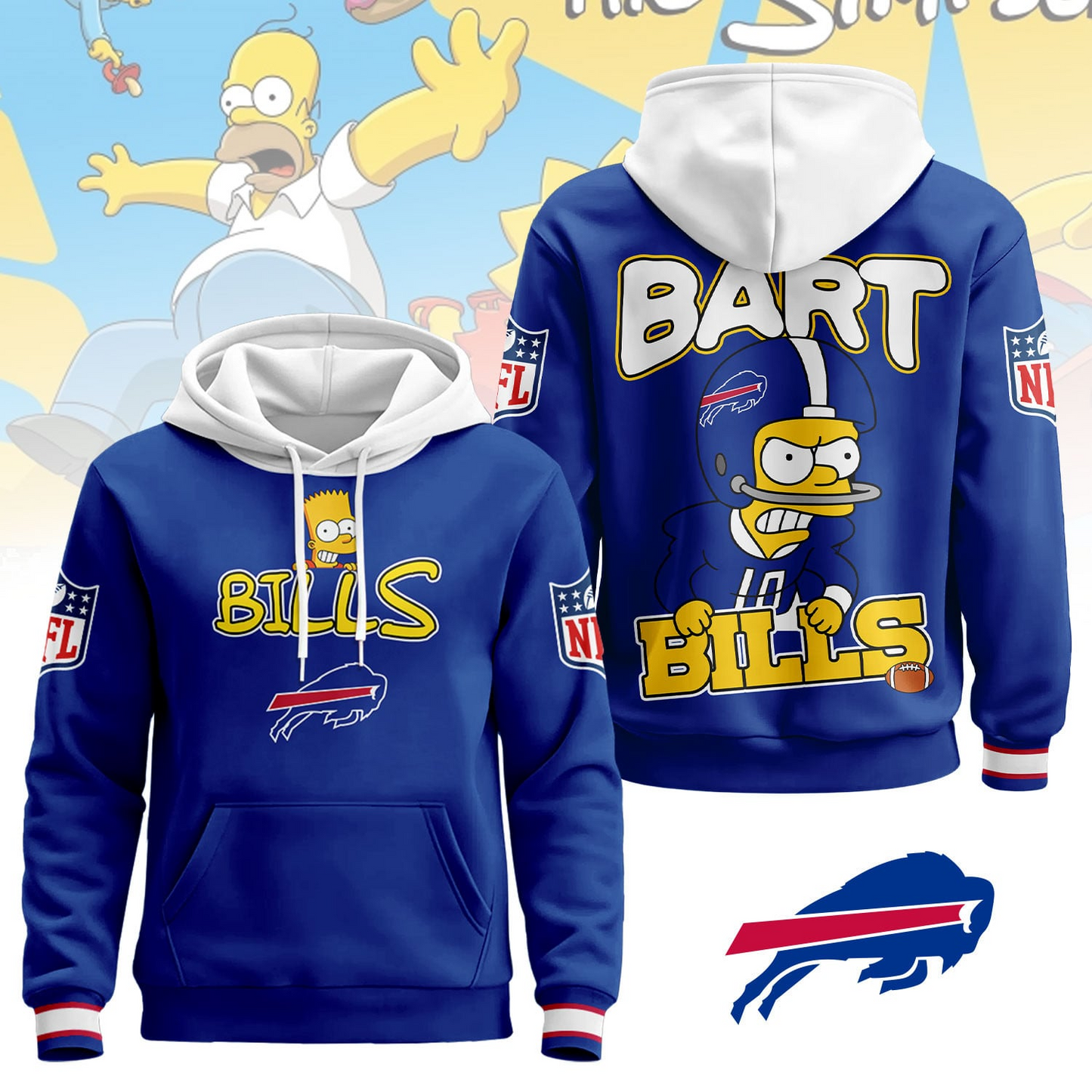 BB Premium NFL Bart Simpson Hoodie DDT NTL
