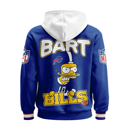 BB Premium NFL Bart Simpson Hoodie DDT NTL