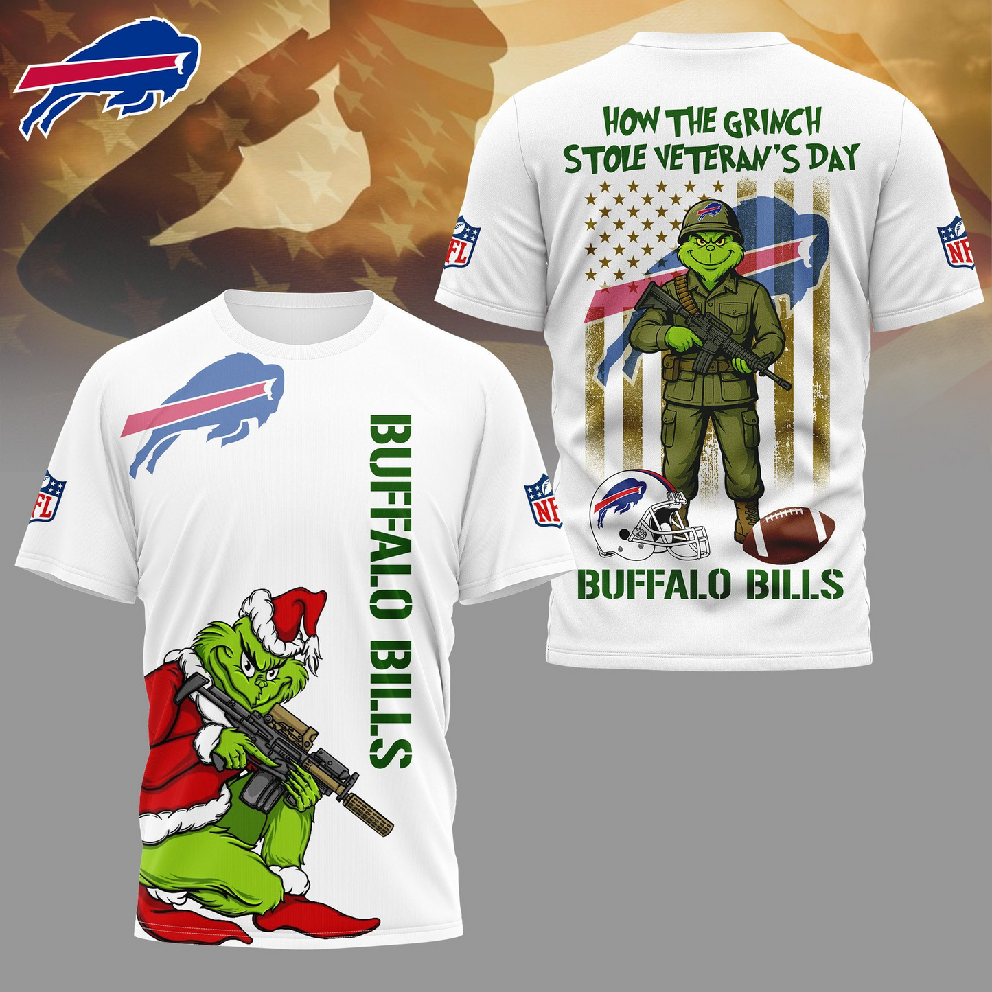 BB Premium NFL The Grinch Salute Veterans DDT CTND
