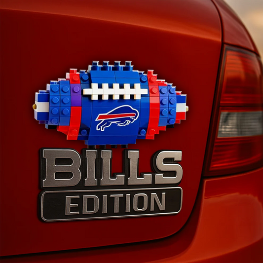 BB x NFL Building Block Set 3D Car Name Badge DDT CTND