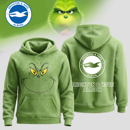 BHA Premium EPL Grinch Christmas Hoodie DDT CTND