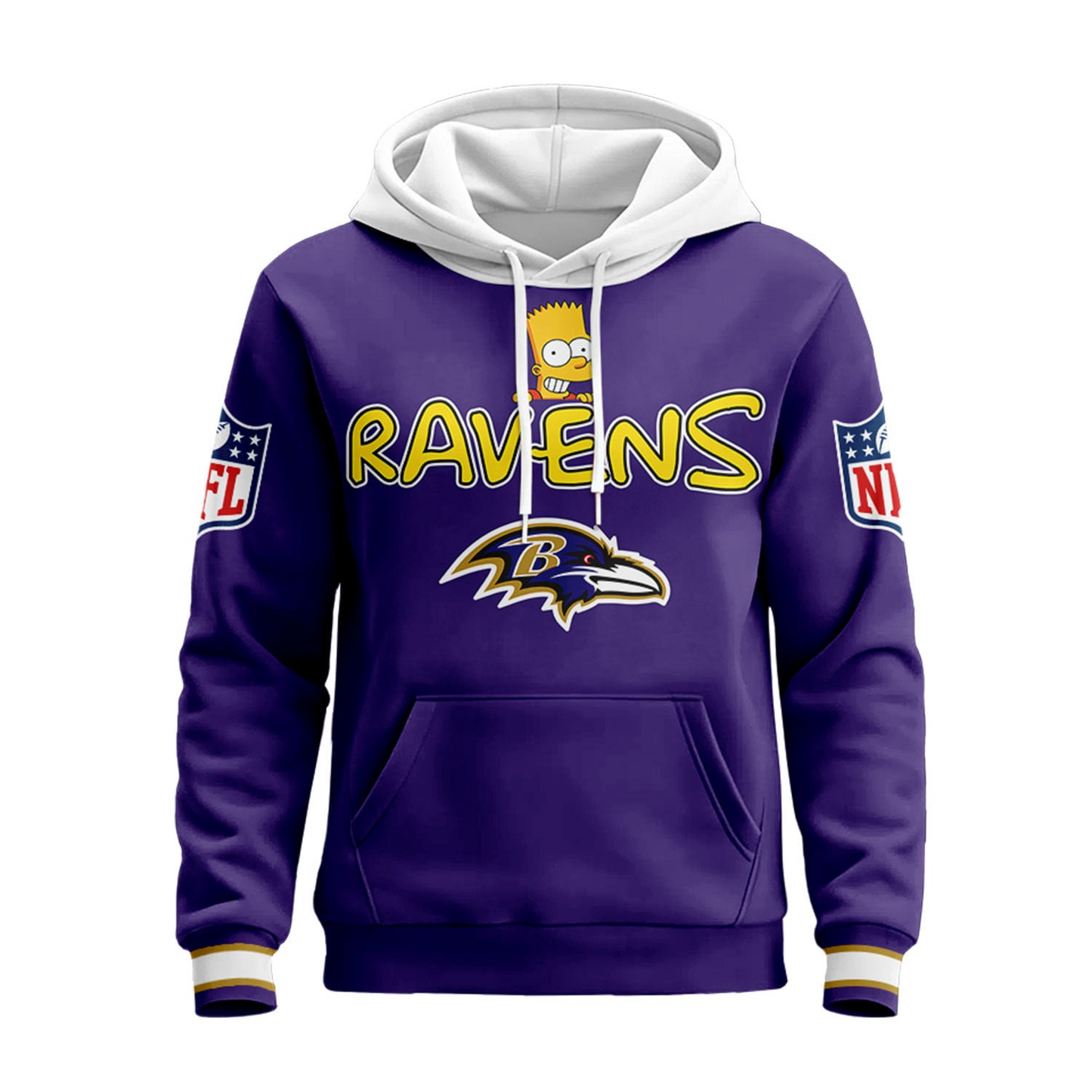 BR Premium NFL Bart Simpson Hoodie DDT NTL