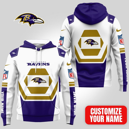 BR Premium NFL Customizable Fan Hoodie DDT CTND