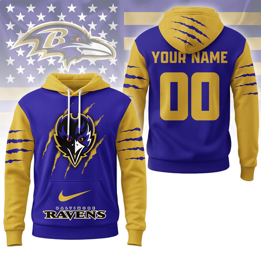 BR Premium NFL Fan Pride Claw Hoodie DDT CTND