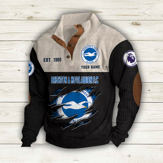 BRI x EPL Double Breasted Stand Collar Hoodies DATND TANTD