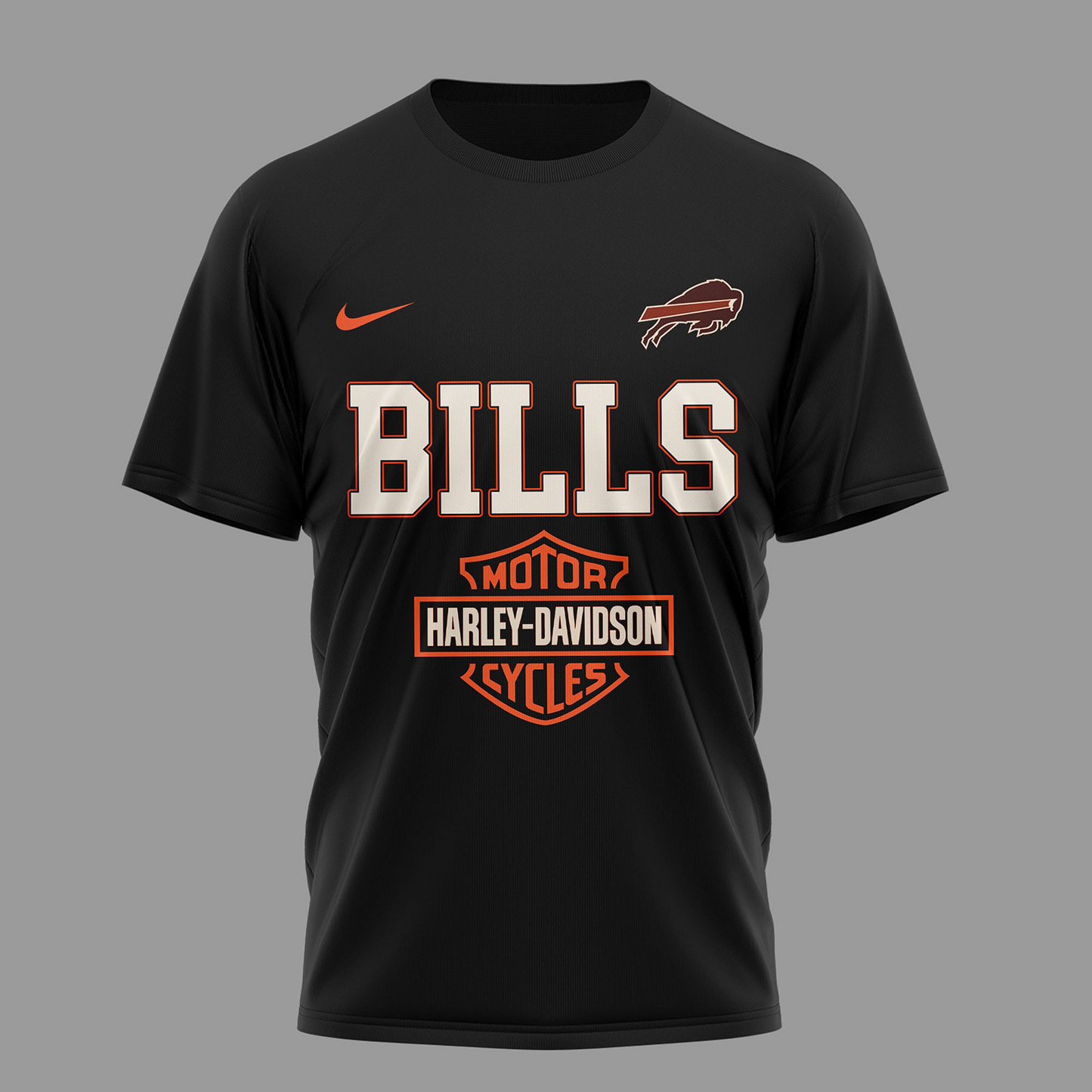 BUF Premium NFL 122 Year Harley Davidson 3D Shirt 2603 DatND DVT